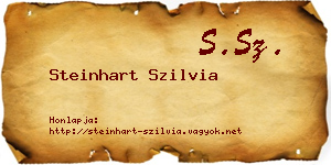 Steinhart Szilvia névjegykártya